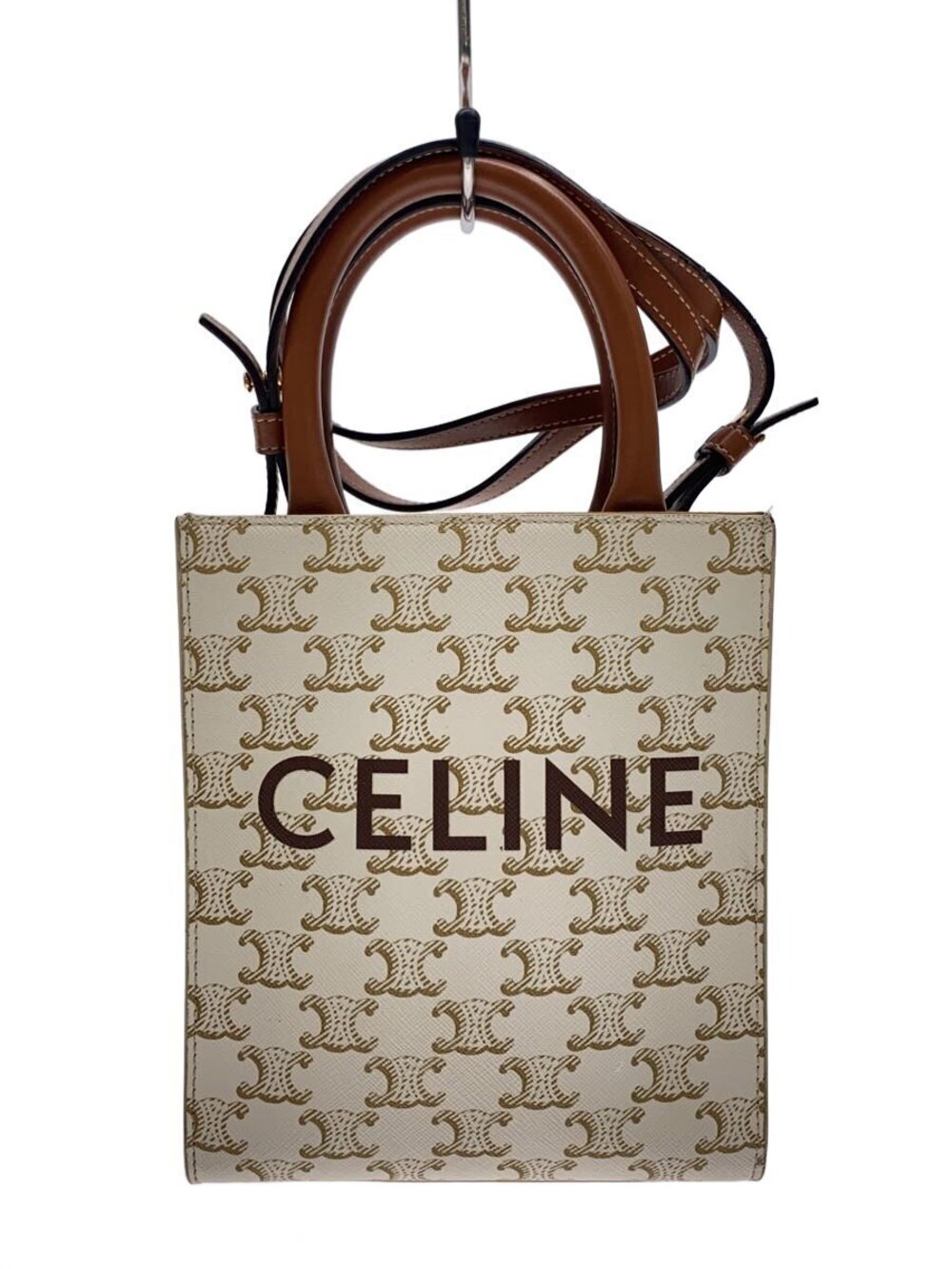 Celine Shoulder Macadam Bag Brown All over
